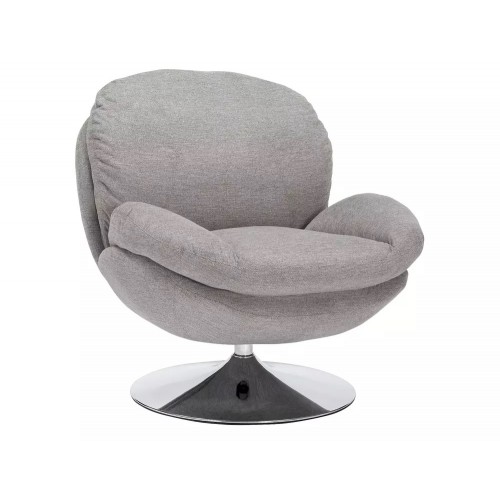 Atpūtas krēsls GRIGITTA BREGO pelēks